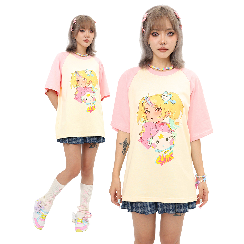 Star Cat Messenger Anime Illustration T-Shirt