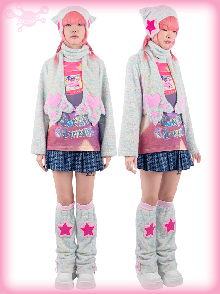 Star Stacked Stocking leg warmer