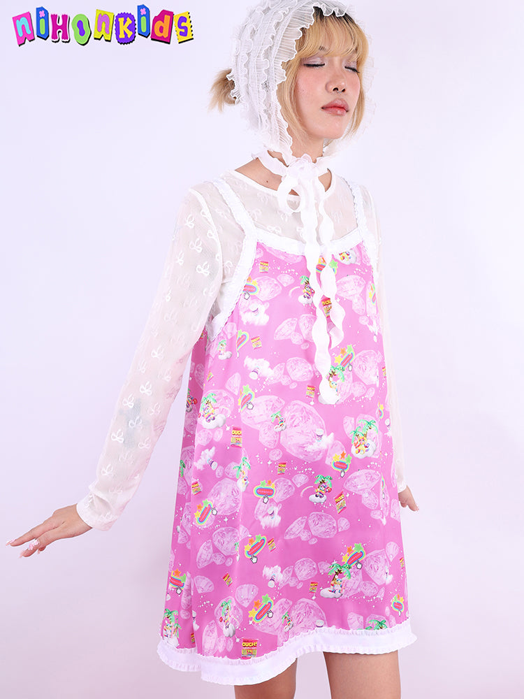 Rainbow Party Tank Dress(Handmade)