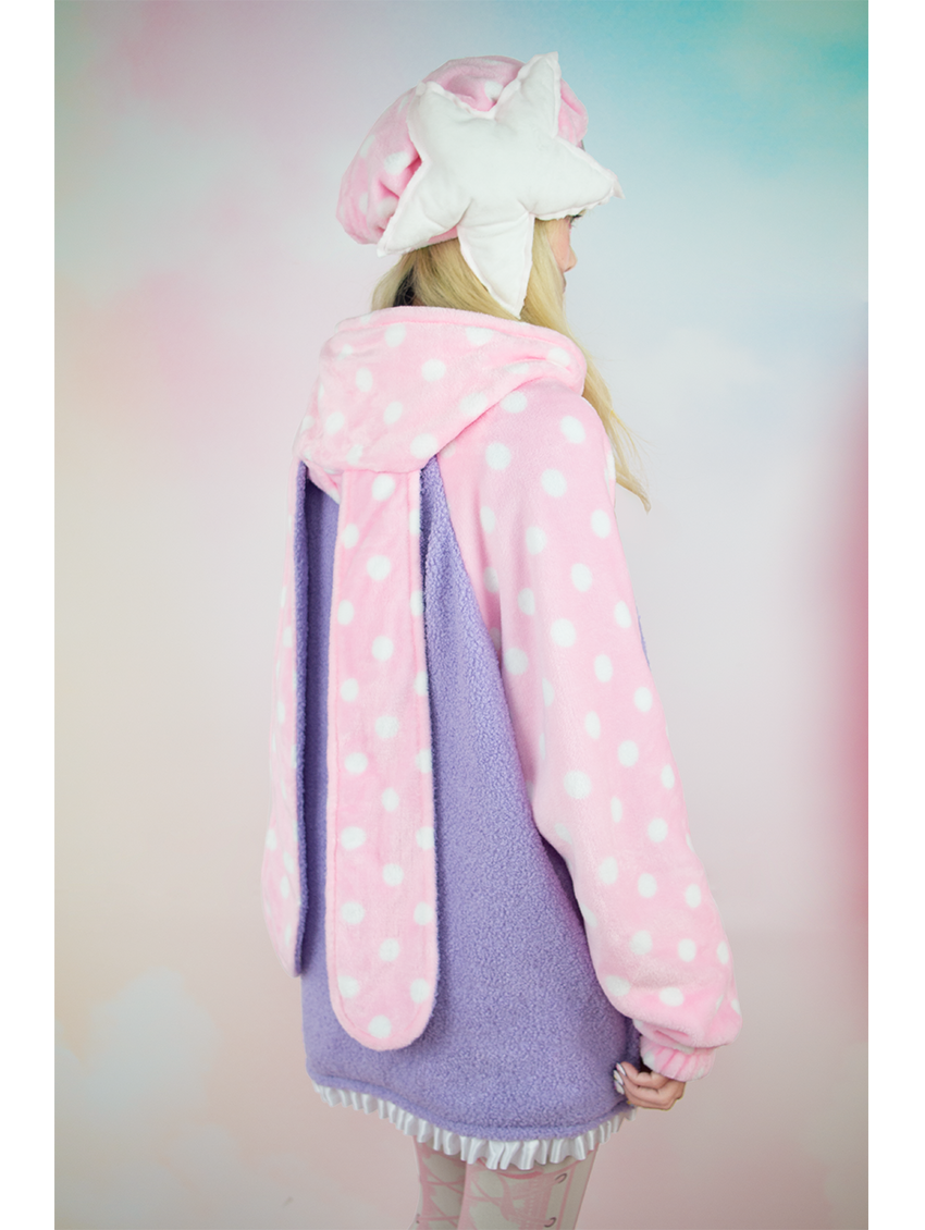 Polka Dot Bunny Beret