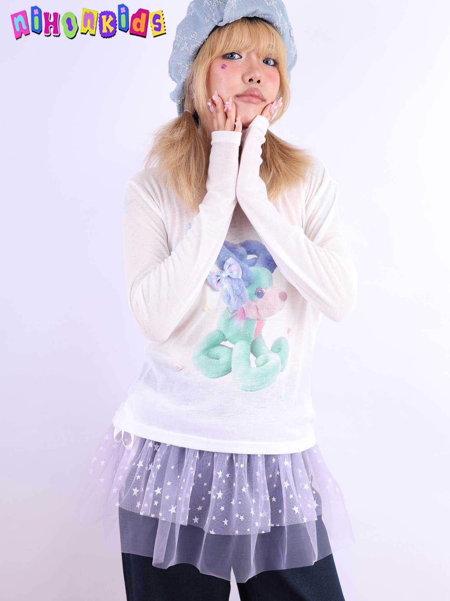 Tentacle Doll Puppy Long Sleeve Top