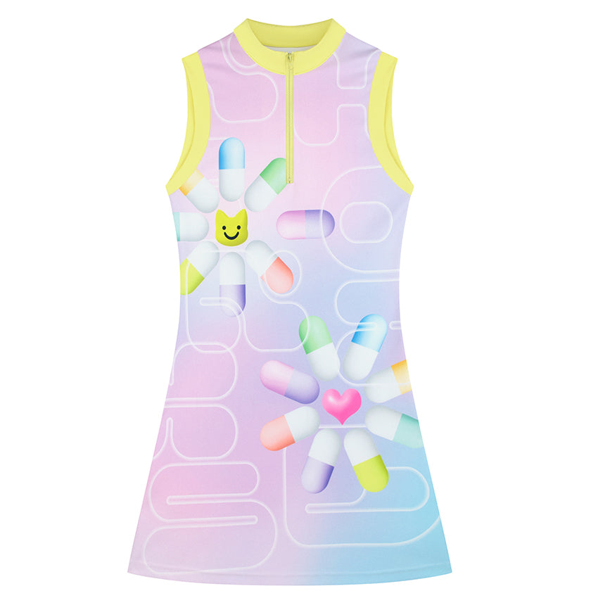 Rainbow Capsule Gradient Dress