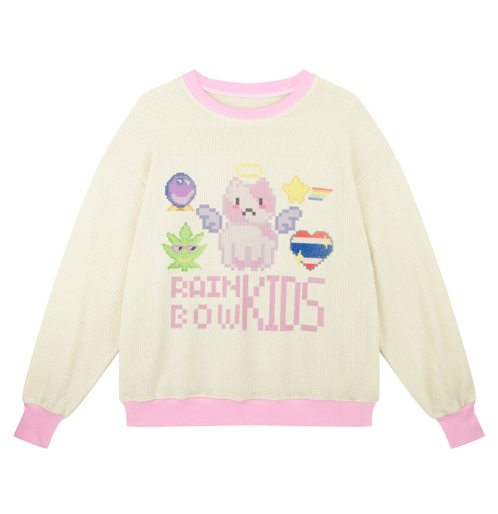 Pixel Angel Cat Sweater