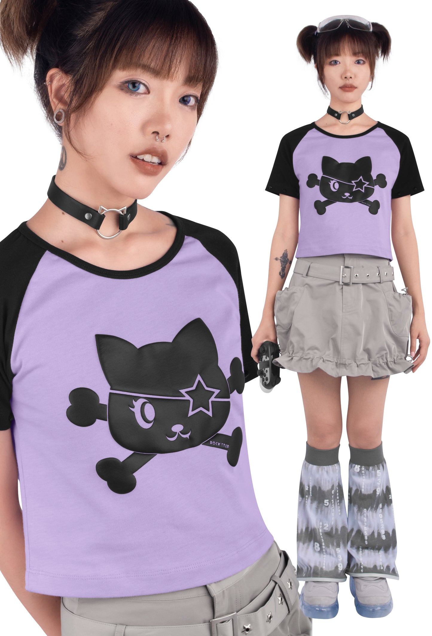 Skeleton Cat T-Shirt