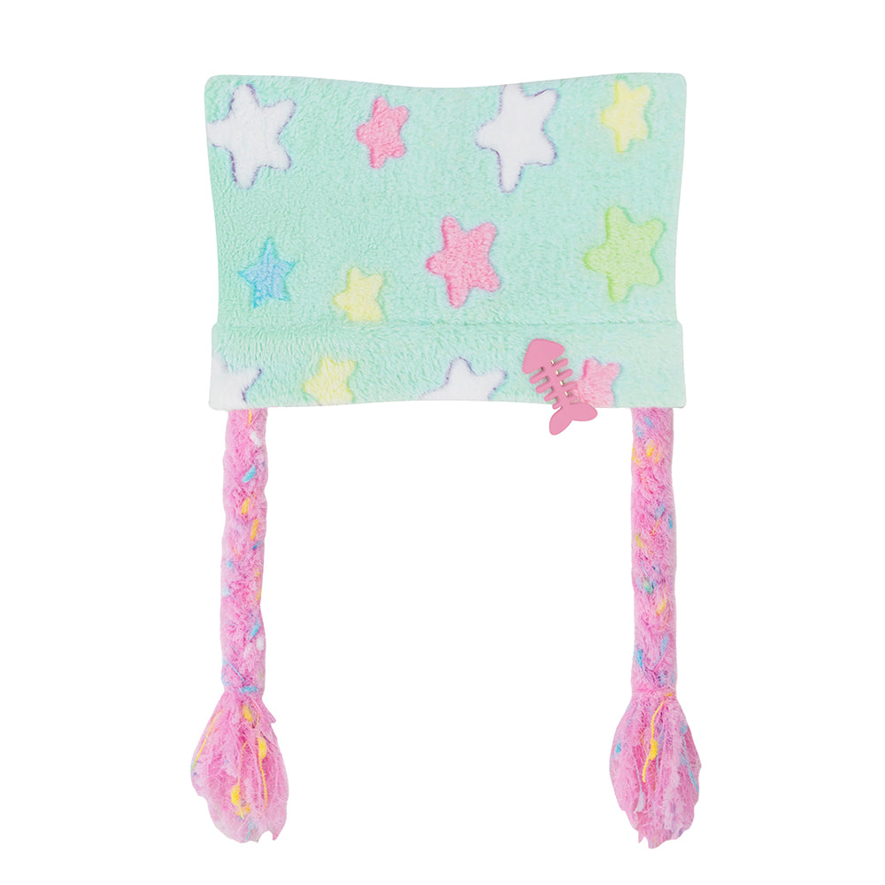 Star Plush Hair Braid Hat