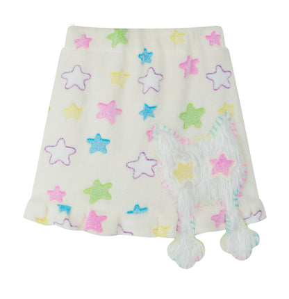 Star Plush Cat Skirt