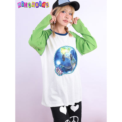 Earth Plunge Long Sleeve T-Shirt