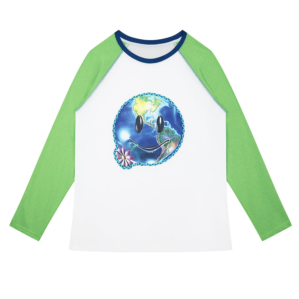 Earth Plunge Long Sleeve T-Shirt