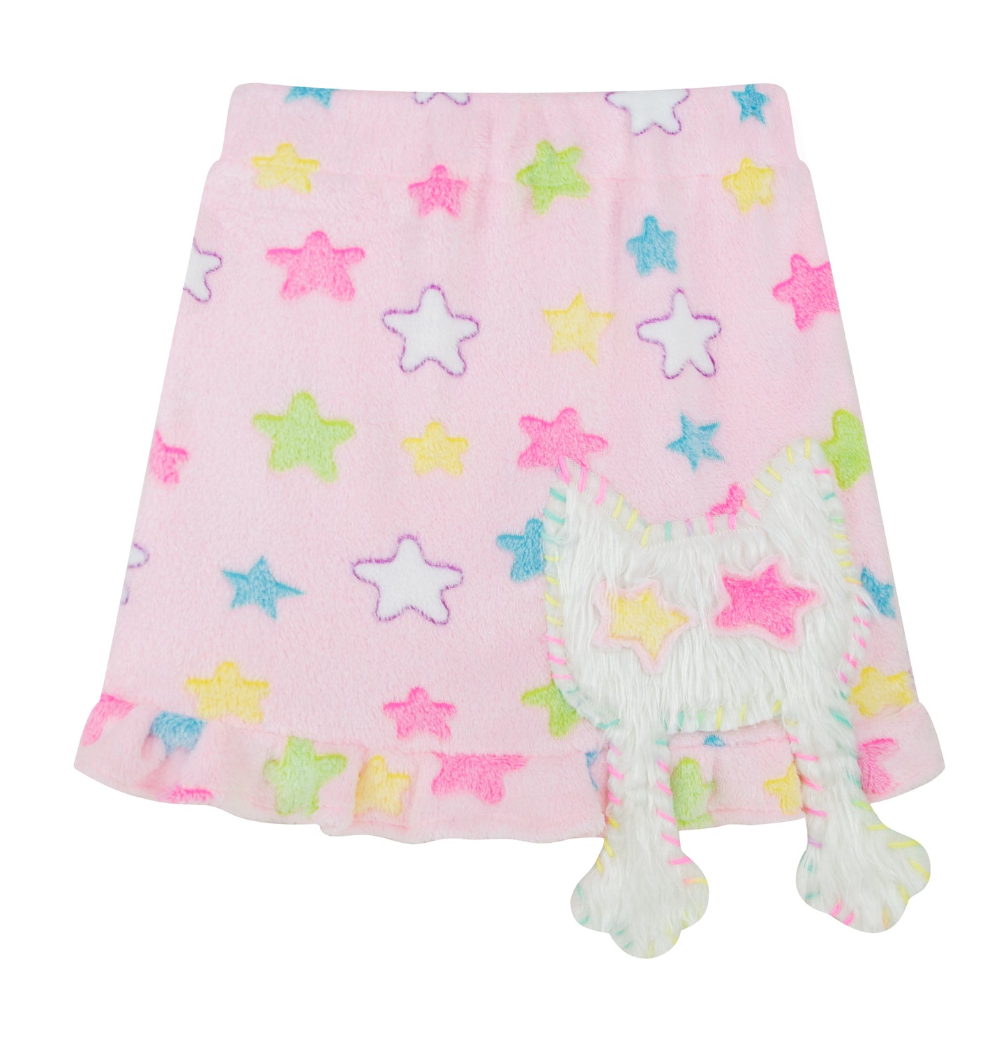 Star Plush Cat Skirt