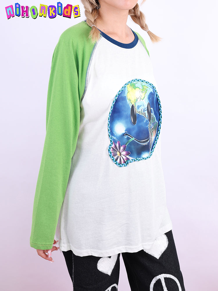 Earth Plunge Long Sleeve T-Shirt