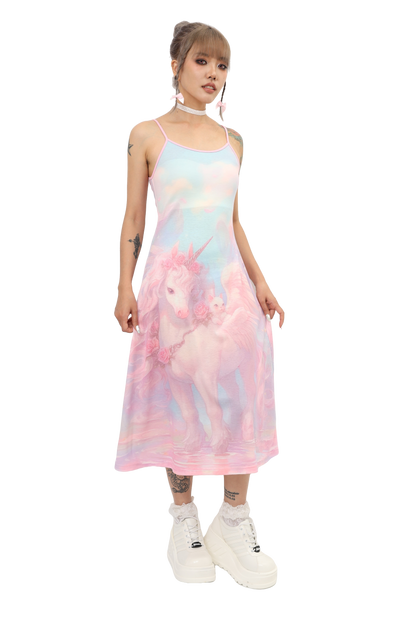 Fantasy Unicorn Halter Dress