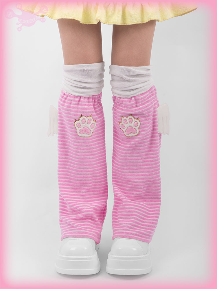 Angel Cat's Paw Stocking leg warmer