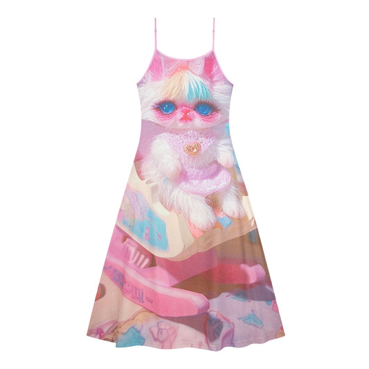 Cat Baby Halter Dress