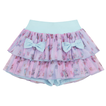 Macaroon Cat Bow Cake Halter Pants